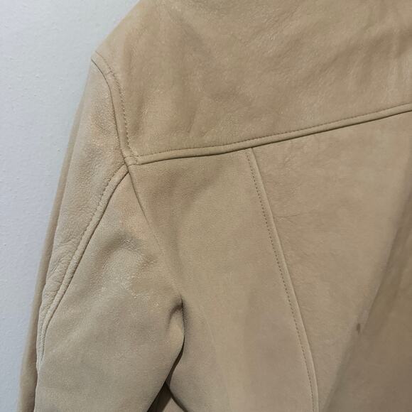 New Reformation Veda Bennett Oversized Leather Jacket - Picture 6 of 8